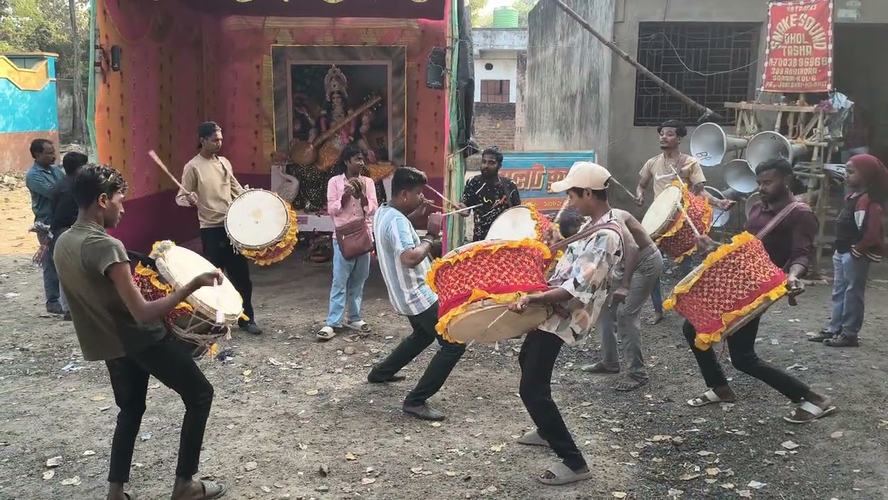 😍🎹 SNAKE SOUND DHOL TASHA 💥🔥 ।। MATIARI SARASWATI PUJA 2026 ✨🥳