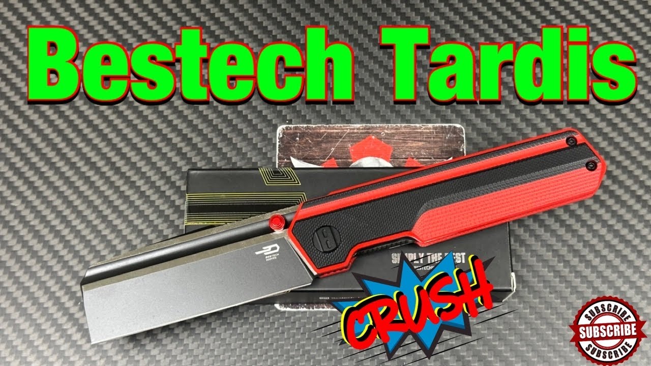 Bestech Tardis liner lock folding knife ! 