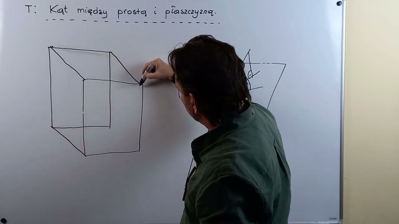 Kąt między prostą i płaszczyzną