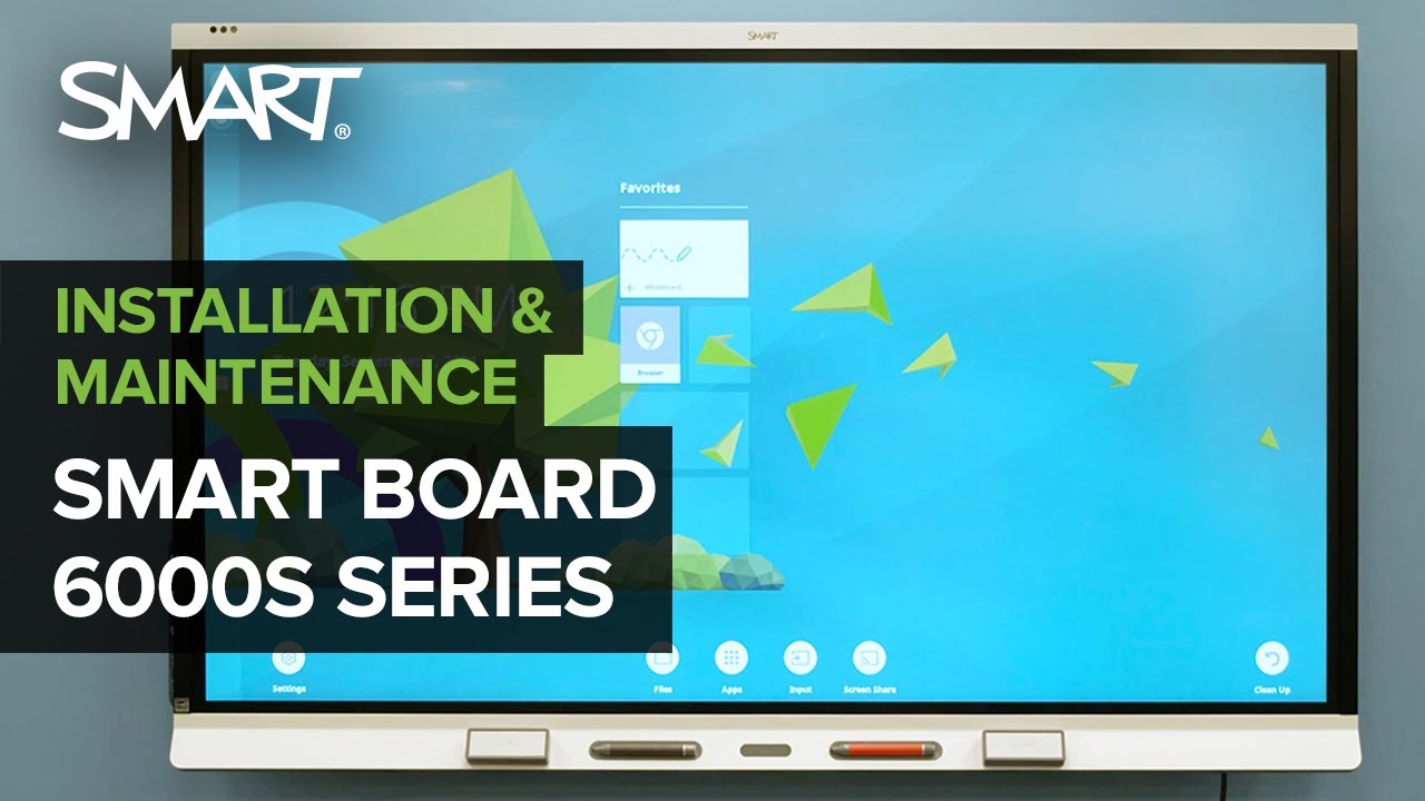 SMART Board 6000S series Quick Installation (2021)