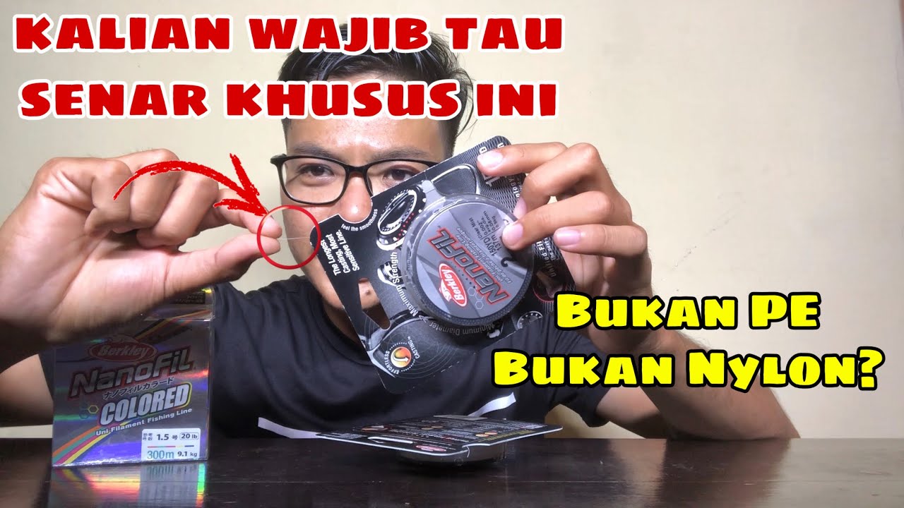 Senar Pancing Super Duper Kecil !!!!!, BUKAN PE BUKAN NYLON II (Nanofil Berkley)