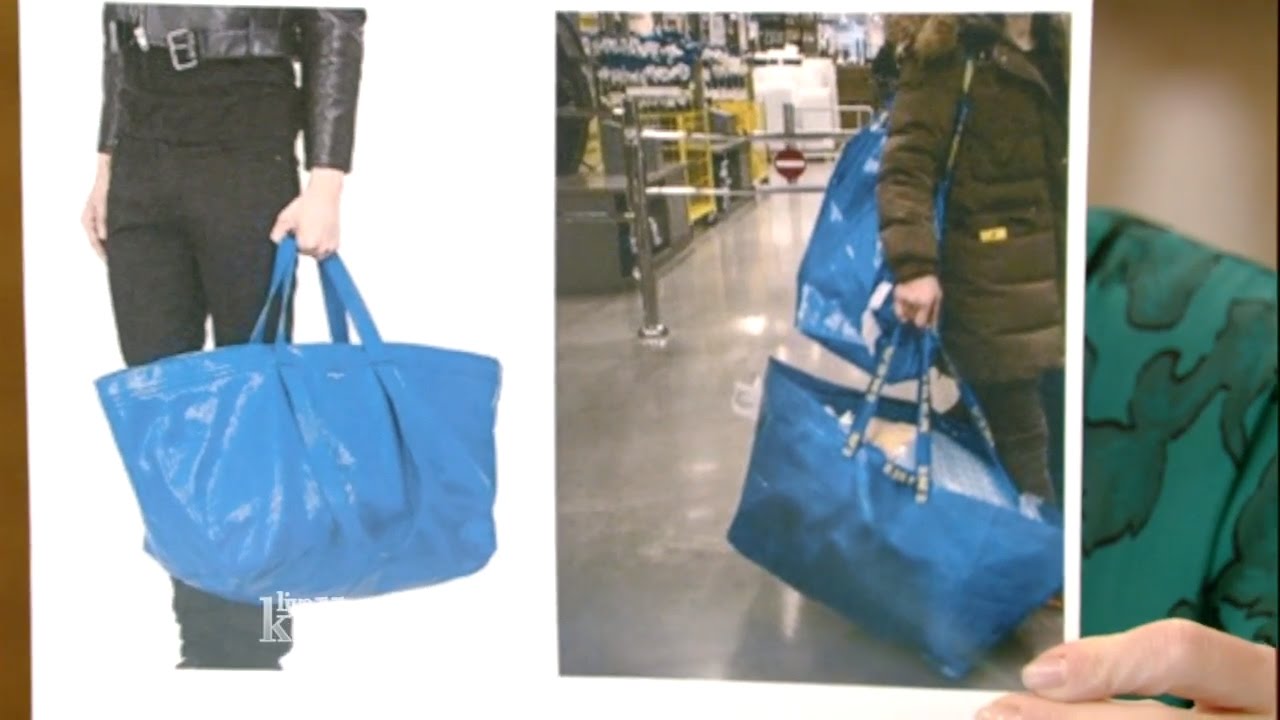 Balenciaga's $2145 Bag Looks Just Like Ikea's 99¢ Tote Bag