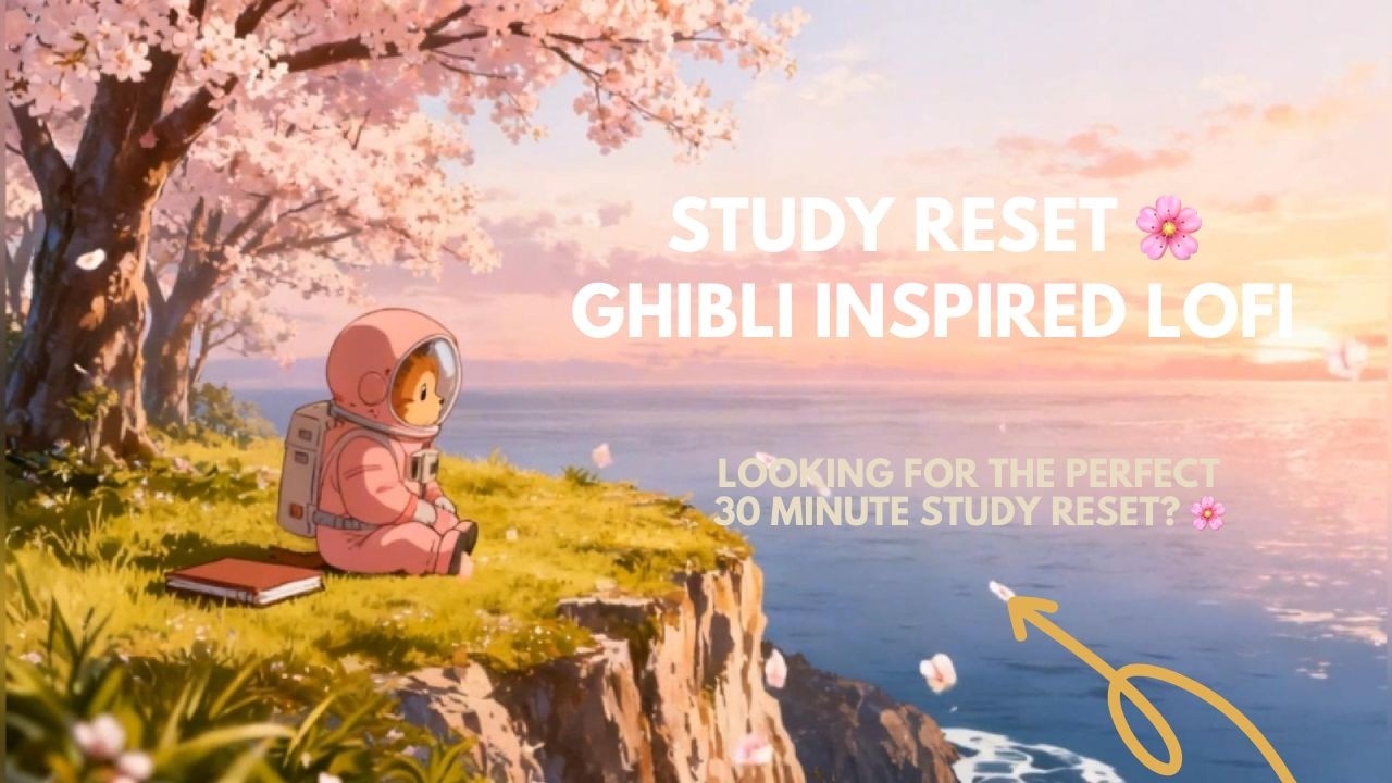 STUDY RESET 🌸POV: you finally stopped procrastinating 🌸
