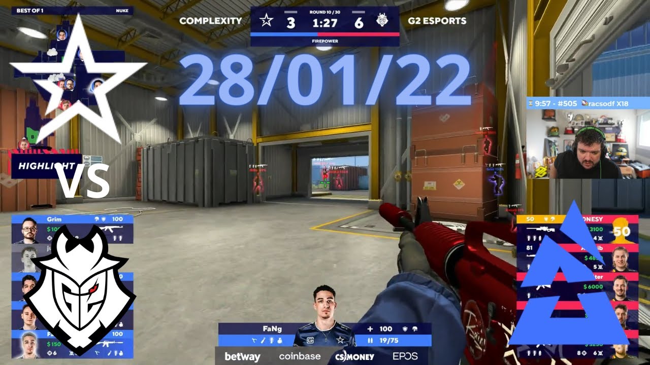 Gaules Transmitindo G2 vs COL Blast Premier Spring Groups 2022 (Nuke - MD1) **28/01/22**