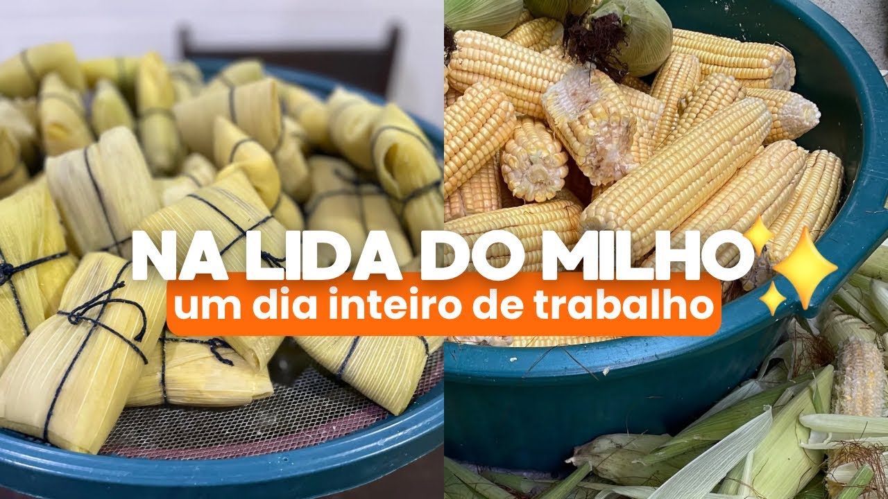 Dia de pamonha na casa da minha irmã