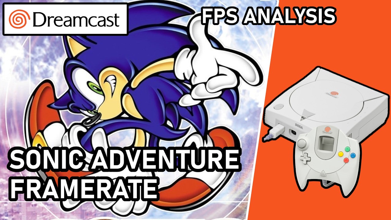 Sonic Adventure  |  Dreamcast  |  Frame Rate Test
