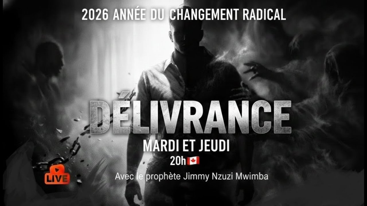 DÉLIVRANCES ET GUÉRISONS II Avec Prophète Jimmy Nzuzi Mwimba JEUDI LE 05 FEVRIER 2026