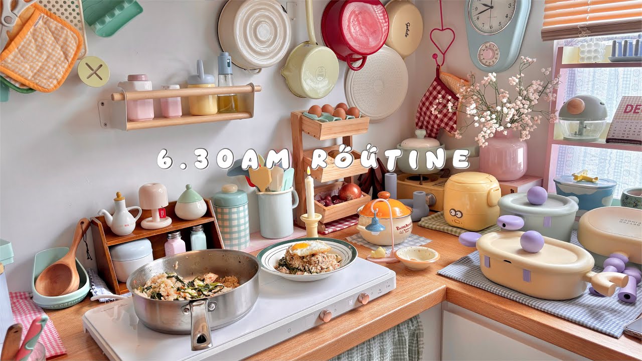 6:30AM REPEATED MORNING ROUTINE ☀️, ASMR 🎧, CALM VIBE