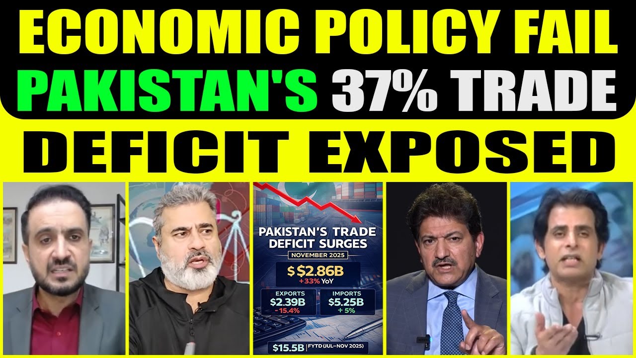 ECONOMIC POLICY FAIL | PAKISTAN'S 37% TRADE DEFICIT EXPOSED