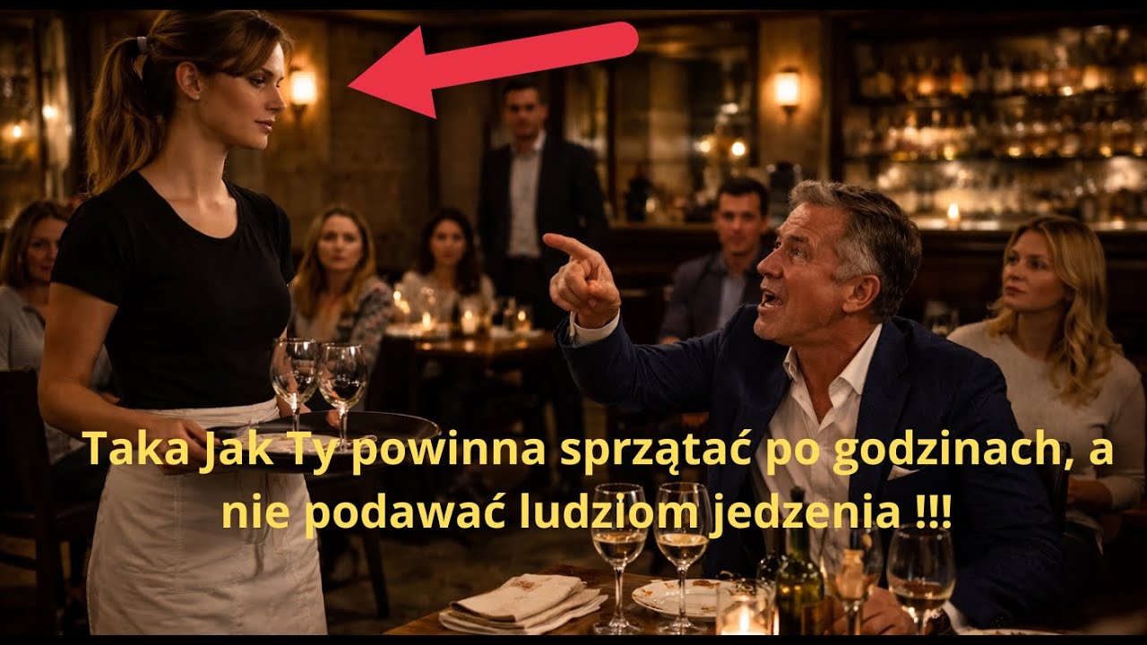 Krzyknął do kelnerki przy pełnej sali. Cisza, która zapadła, mówiła wszystko !