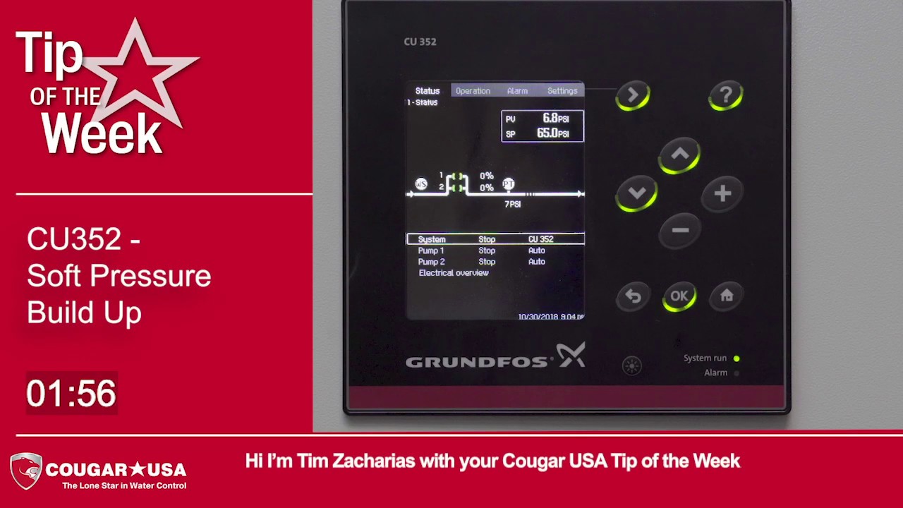 Grundfos BoosterpaQ Soft Pressure Build Up - Cougar USA Tip of the Week