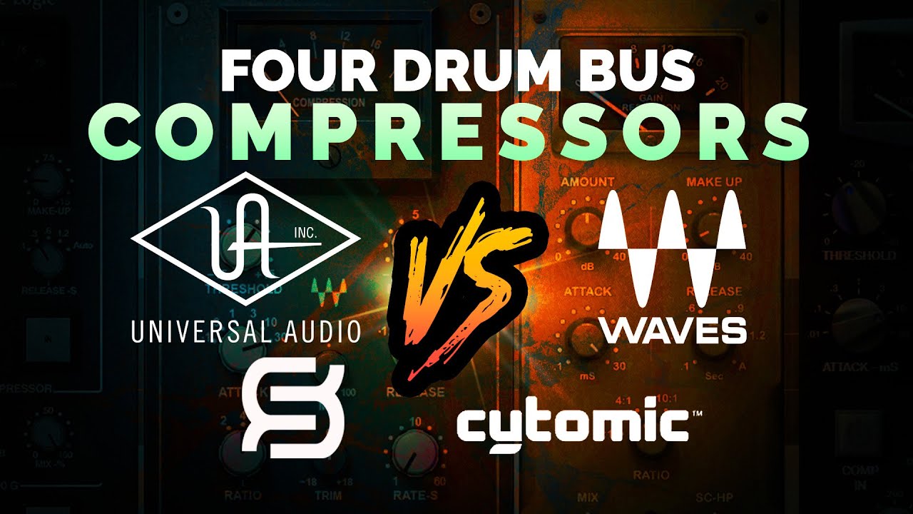 UAD vs WAVES vs The Glue vs Satson CS - 4 SSL Compressor Drum Bus