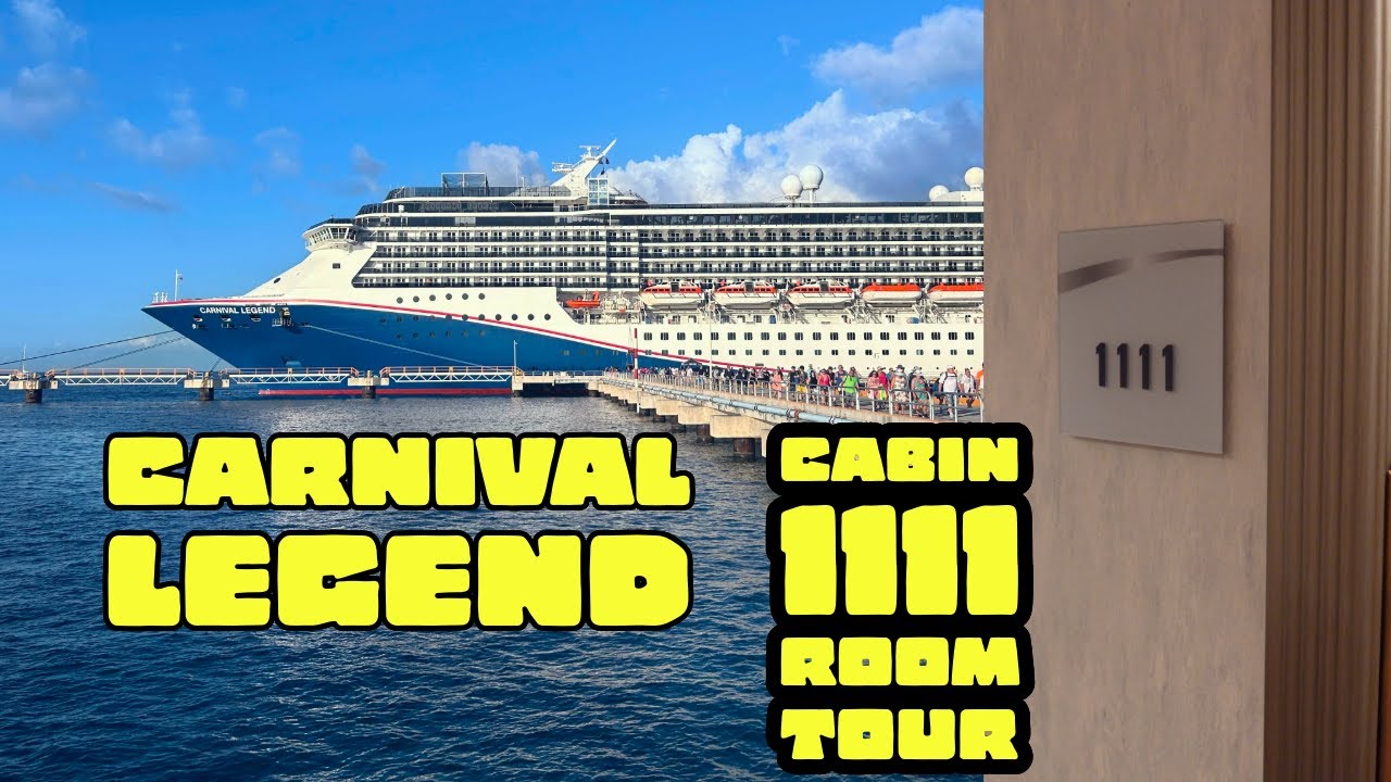 Carnival Legend Cabin 1111 - RoomTour