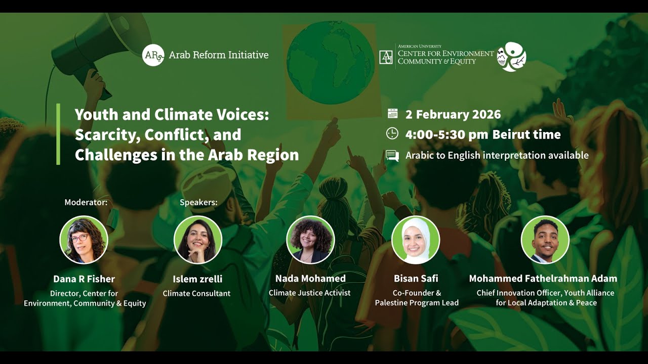 Youth and Climate Voices  Scarcity, Conflict, and Challenges in the Arab Region