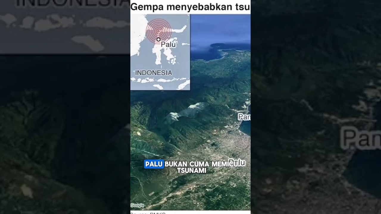 TSUNAMI PALU! Ternyata Ini Penyebab Kota Palu Hancur #tsunami #gempapalu #likuifaksi #shorts