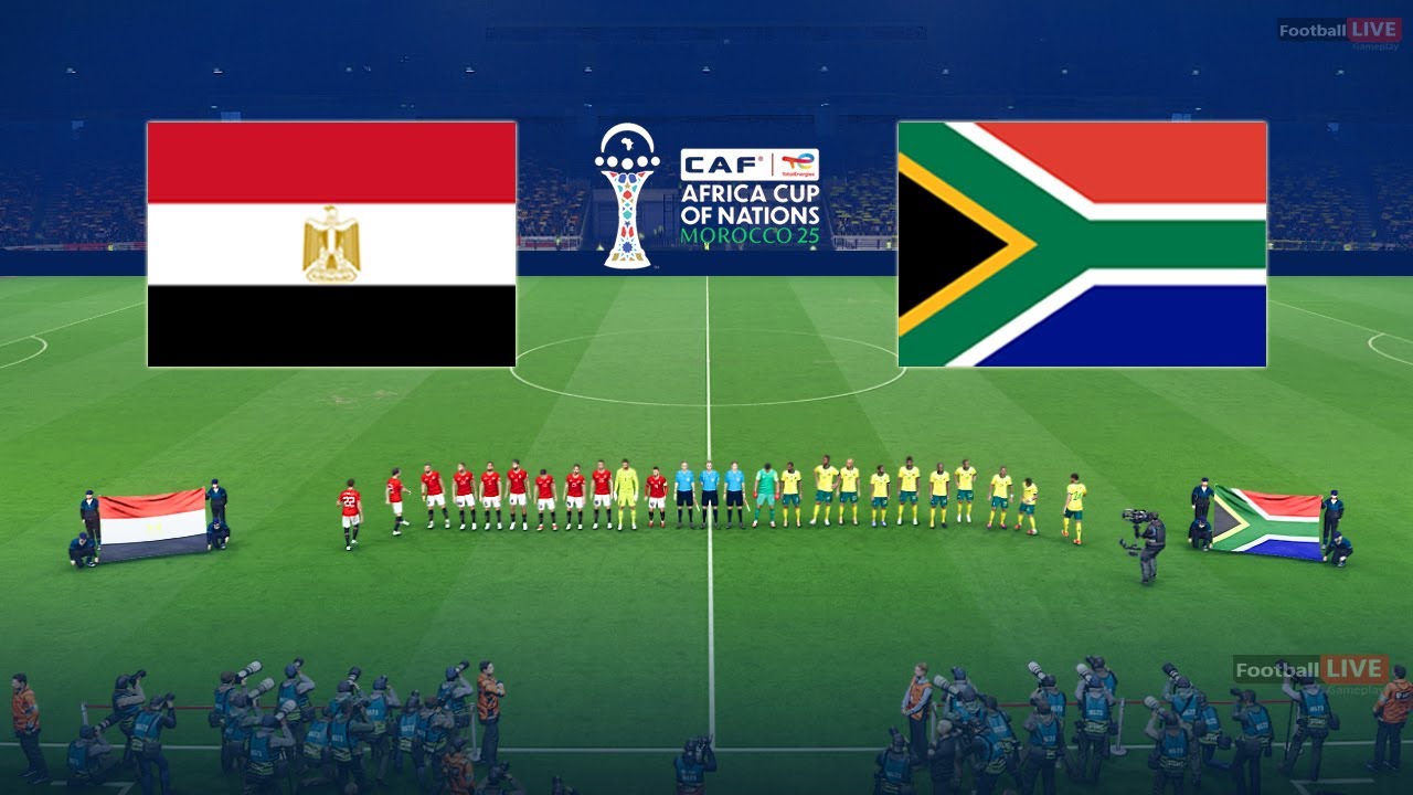 EGYPT vs SOUTH AFRICA - AFCON 2025 Africa Cup of Nations | Full Match All Goals | eFootball PES