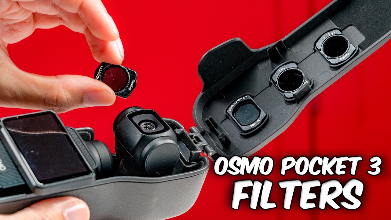 Slim Filters for your DJI Osmo Pocket 3 // SmallRig Filter Sets