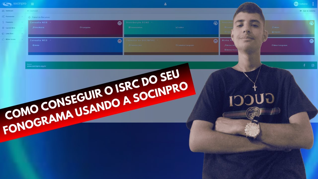 COMO GERAR ISRC PARA SEU FONOGRAMA USANDO A SOCINPRO