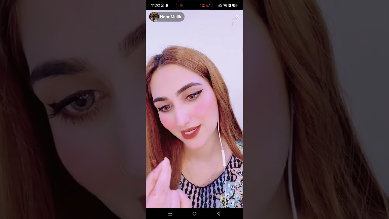 Hoor malik live tiktok panishmant mach