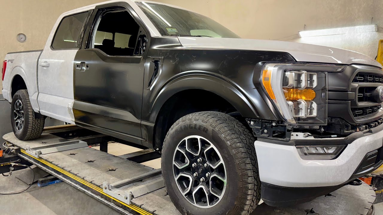 Fixing a Wrecked Ford F-150 From Auction.