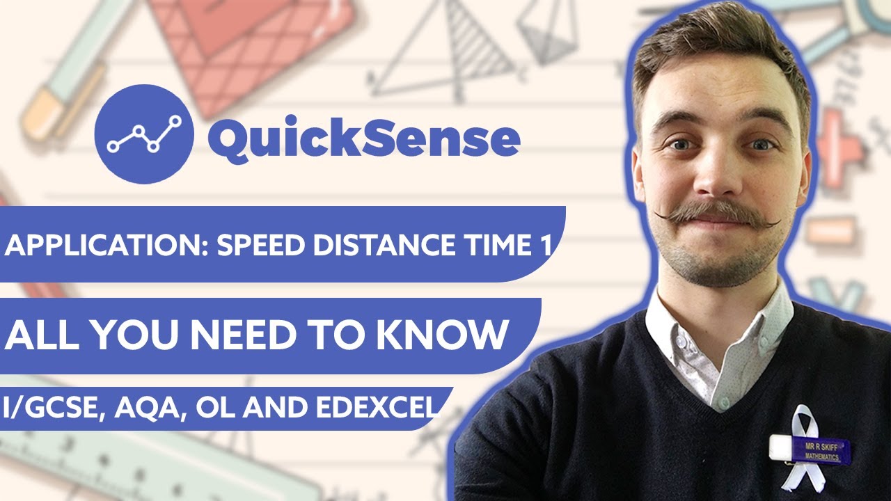 Speed Distance Time: Ep1 | GCSE & IGCSE Maths | AQA, Edexcel, CIE, OCR and O Levels