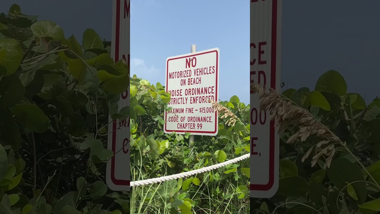 No motorized vehicles! ￼