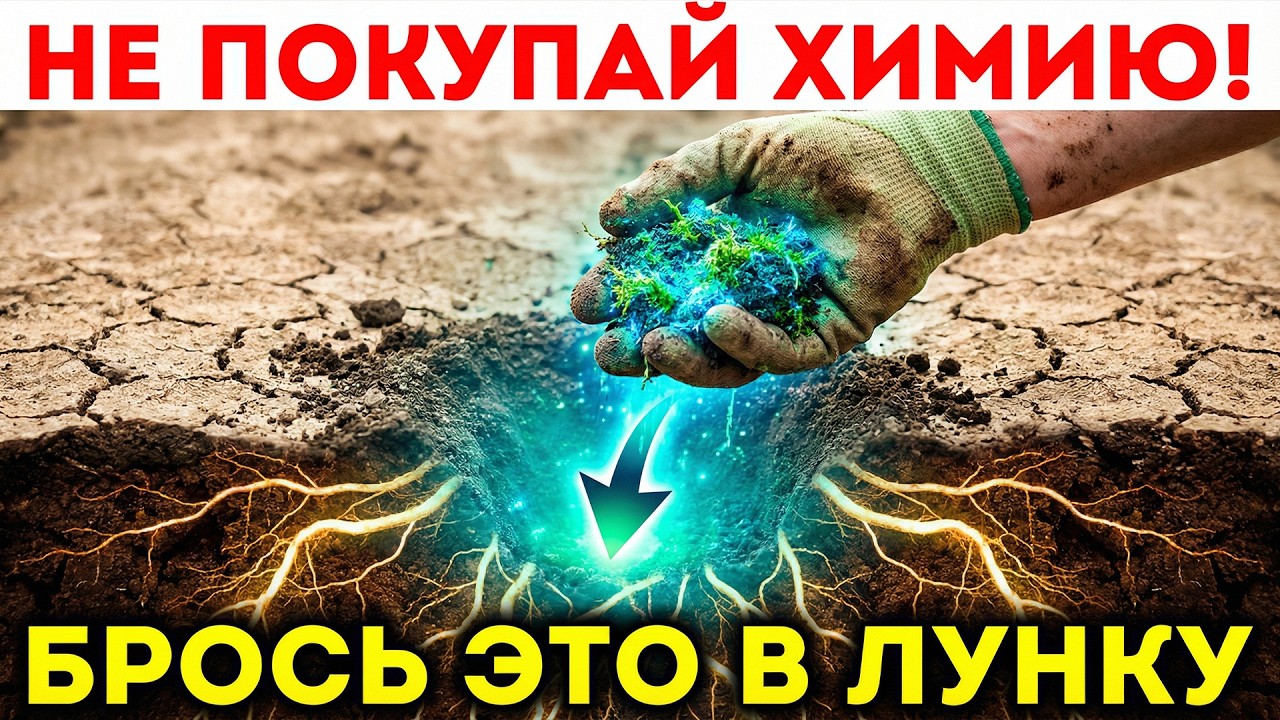 НЕ ПОКУПАЙ ХИМИЮ! Просто брось ЭТО в лунку...