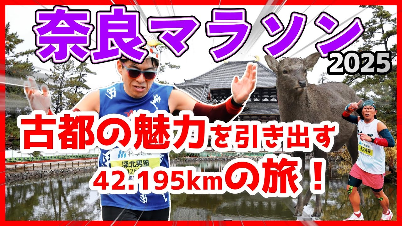 【奈良マラソン2025】もはや観光?! 鹿よりも人と戯れた42.195kmの旅！