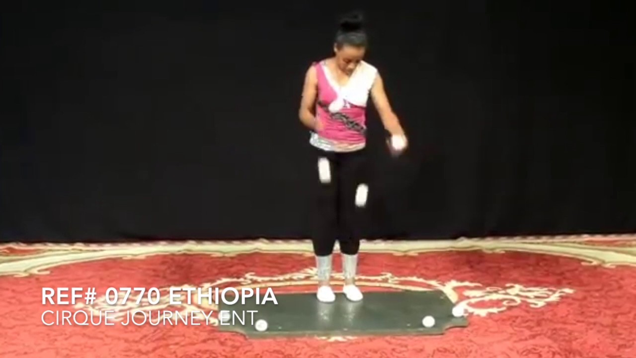 Bounce Ball Juggling Act (Ref#0770 Ethiopia)