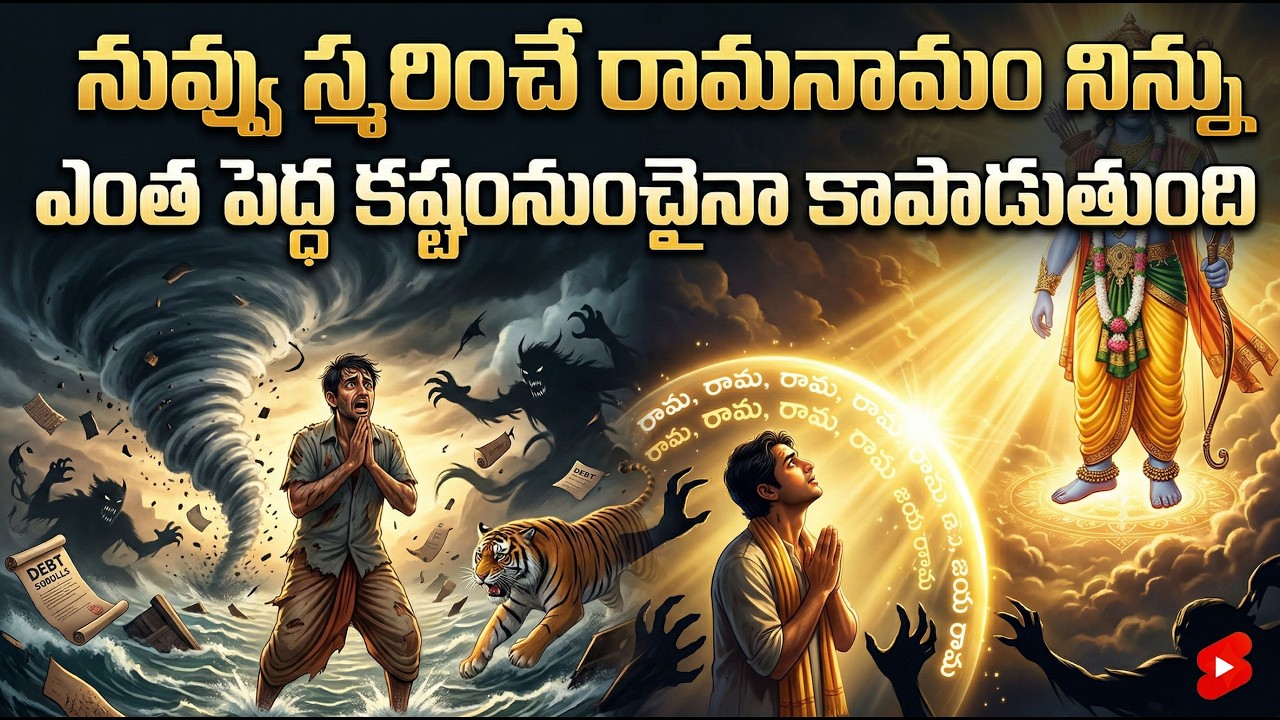 #నువ్వు స్మరించే రామనామం నిన్ను ఎంత పెద్ద కష్టంనుంచైనా కాపాడుతుంది.#chaganti #devotional