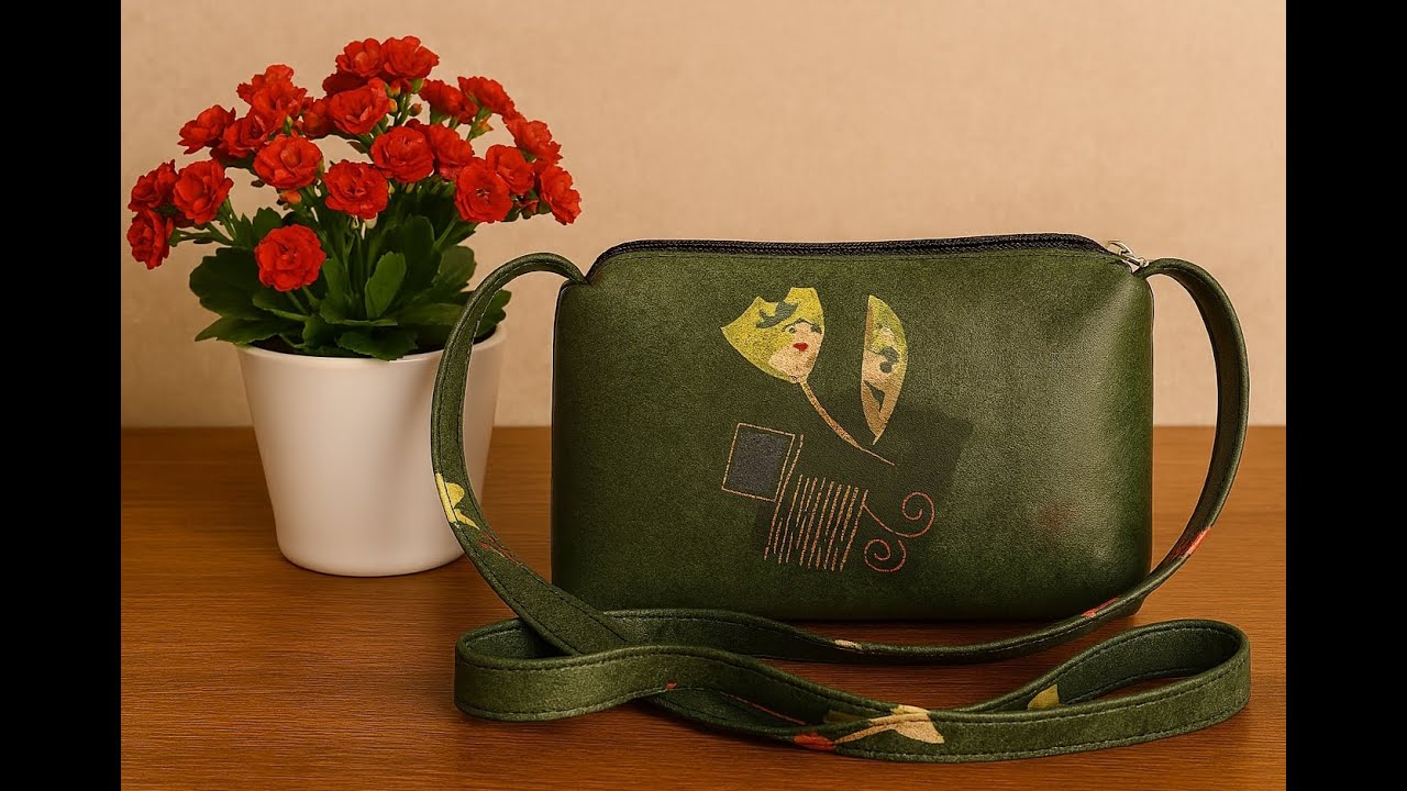 you won't Believe How Easy This Bag Is to Make! Fabric shoulder Bag in Minutes.