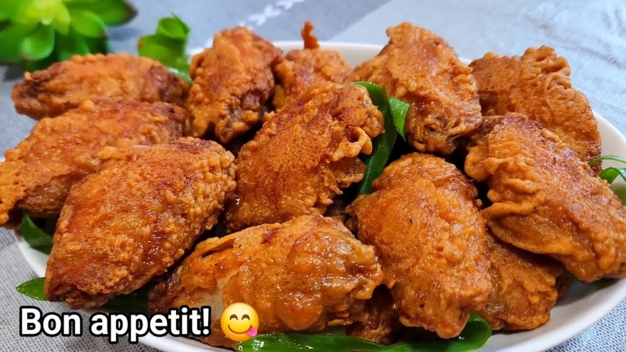 Extra Crispy Fried Chicken Wings! So delicious that I cook it twice a week!!! 😲😋👍🔥