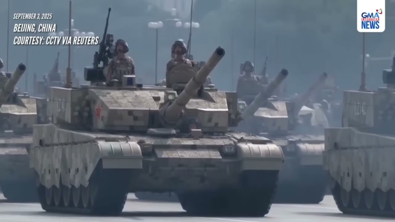 Chinese Hell march - 80th anniversary military Victory day parade 