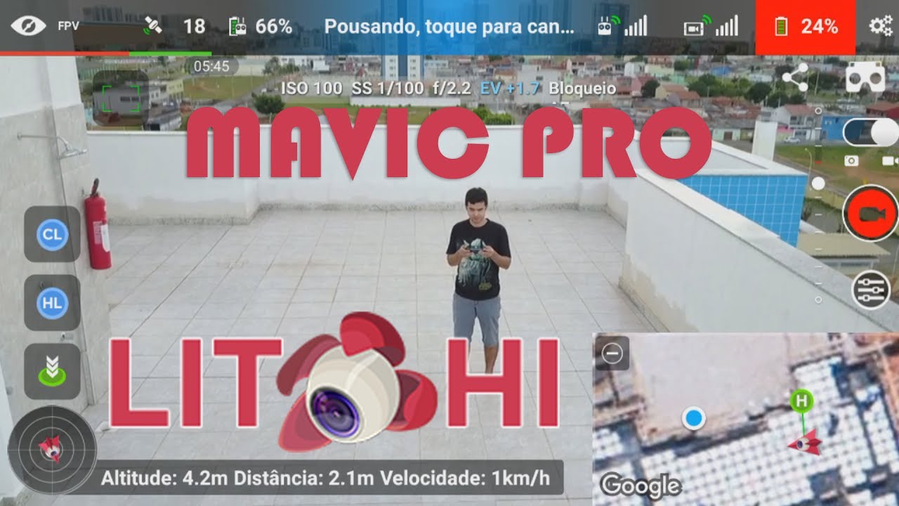 Mavic Pro - Litchi / Tutorial / Demonstração / Primeiras Impressões