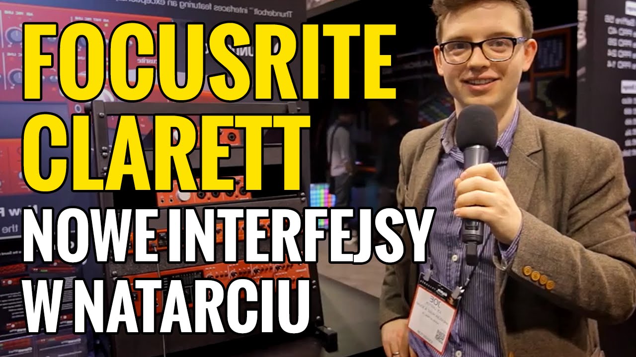Focusrite pokazał interfejsy audio z serii Clarett - Co nowego?