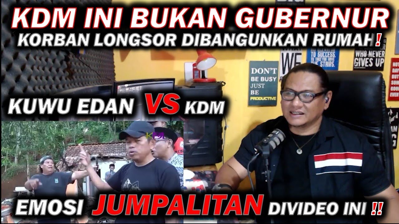 🔴LA ILAHA ILLALLAH❗KDM BELUM GUBERNUR BANGUNKAN RUMAH KORBAN LONGSOR BERSAMA KUWU EDAN