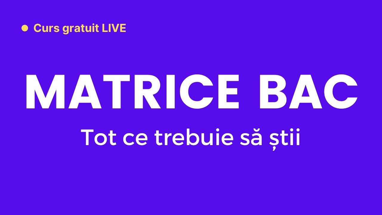 Matrice în C++ pentru Bacalaureat - Cursul „Bac cu Brio” (ep. 5)