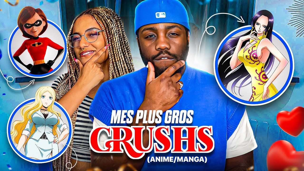 Je dévoile mes plus gros crushs d'animés avec Nadjélika