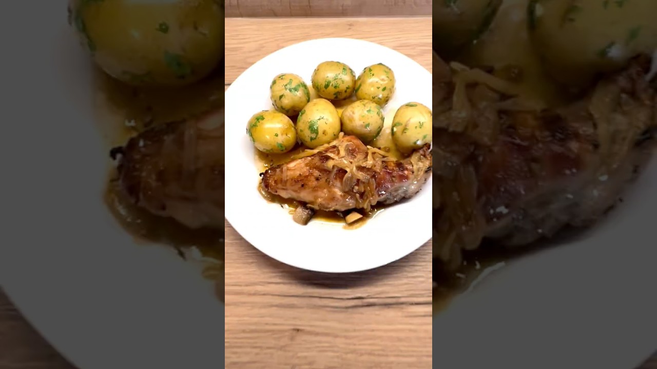 Kr&oacute;lik pieczony z czosnkiem i cebulą 🐇🧄 | Delikatne mięso i tradycyjny smak