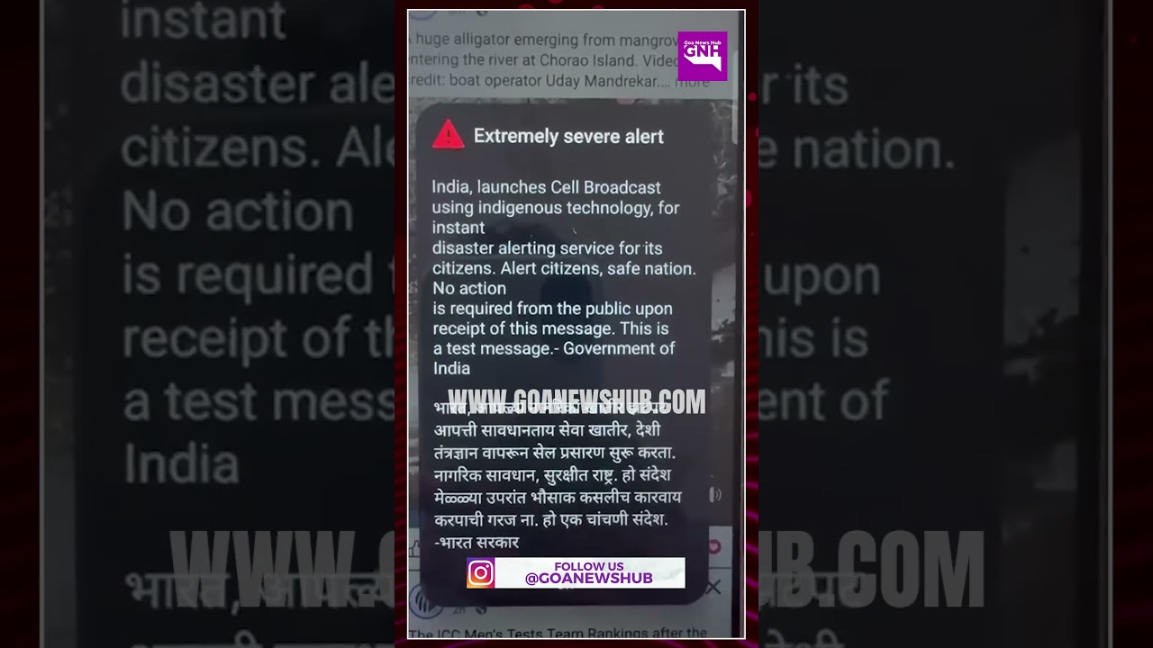 India tests emergency alert system