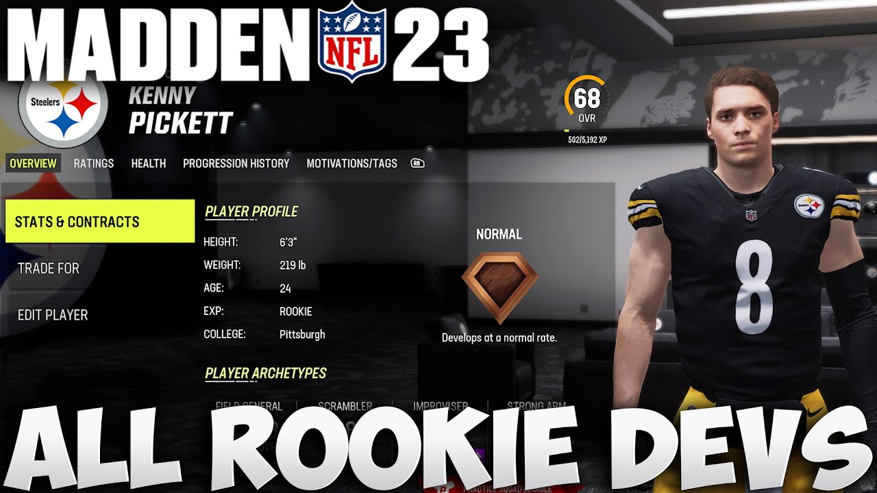 Every Rookie Development Trait In Madden 23! Madden 23 Franchise