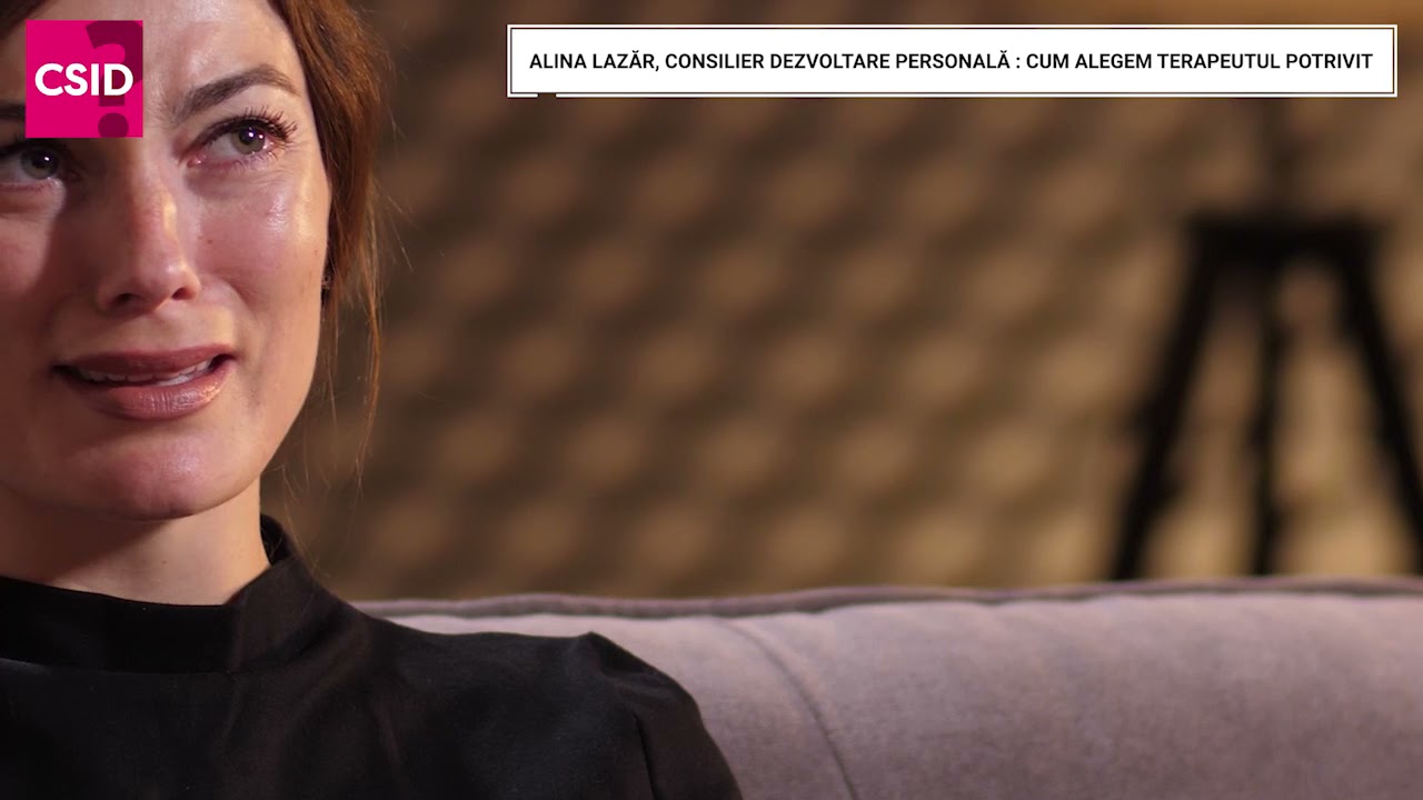 Cum alegem terapeutul potrivit- Alina Lazăr, consilier dezvoltare personală