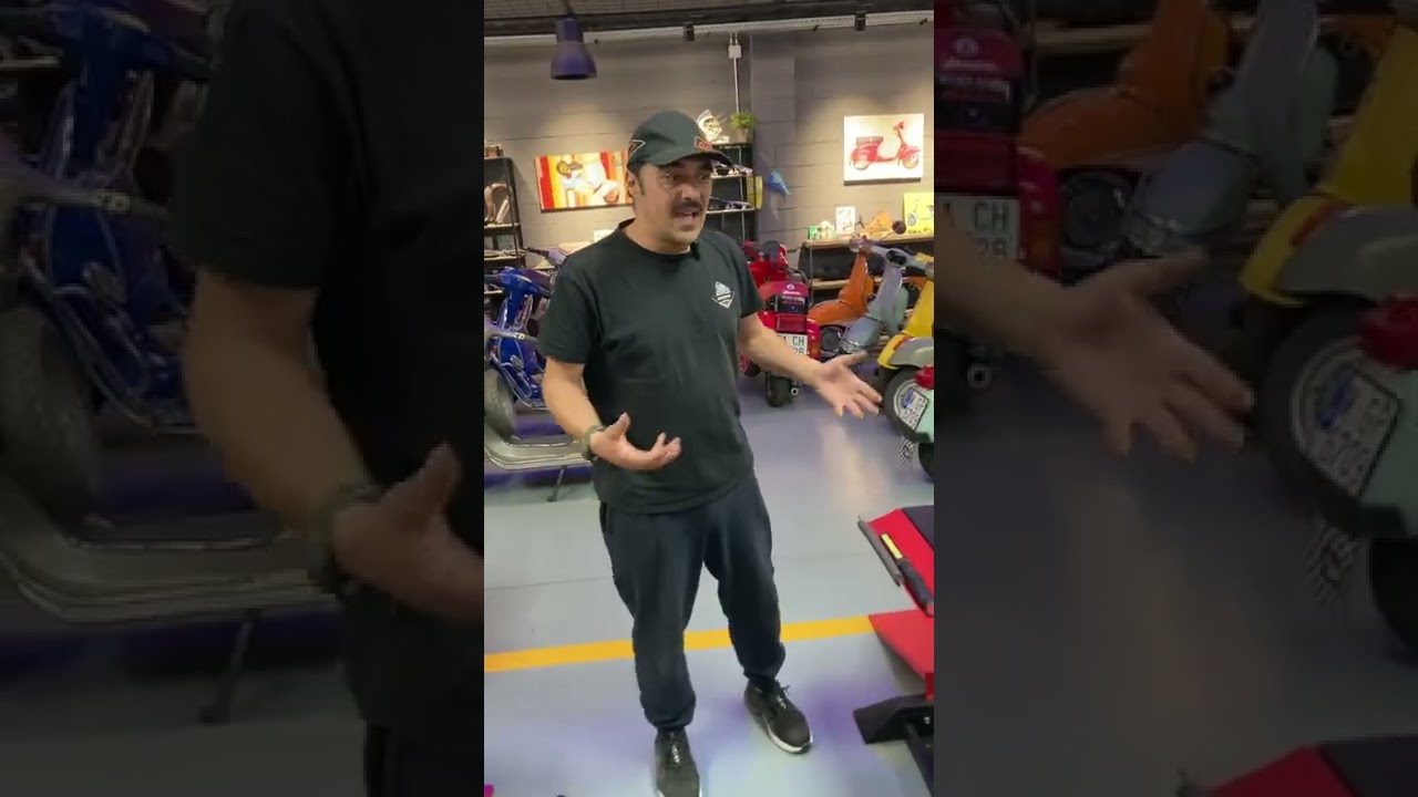 Como desconectar/desmontar el  motor desde el chasis de la Vespa  #holavespistas