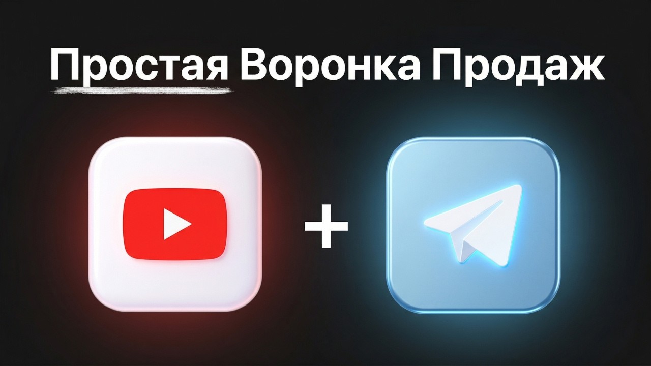 YouTube + Telegram = $10,000/месяц воронка продаж