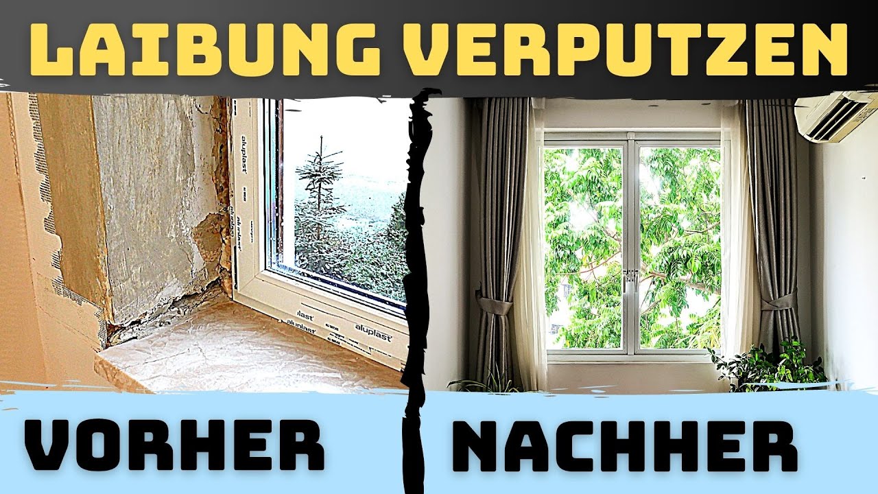 Fensterlaibung verputzen (mit Kantenschutz) - Kann das wirklich so einfach sein? Anleitung