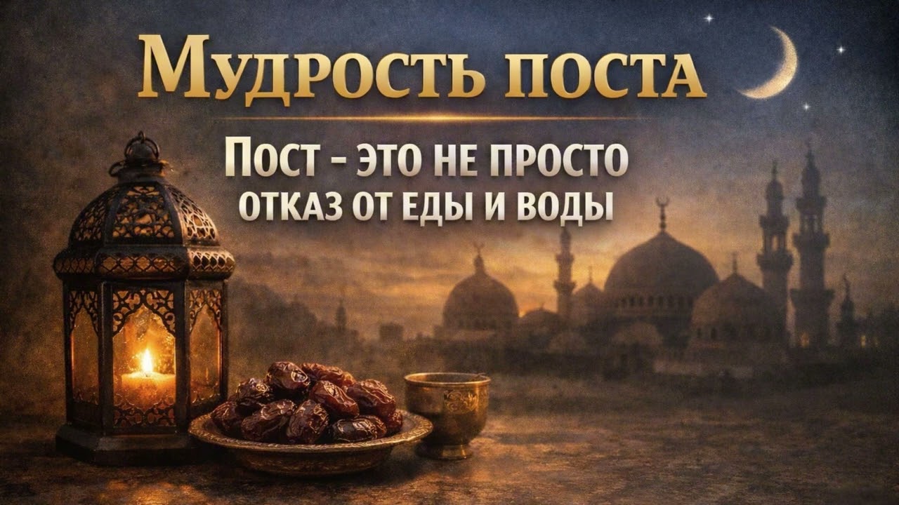 Мудрость поста (уразы) в исламе || Абдуллах Татарий 