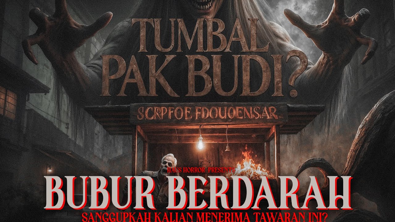 TUKANG BUBUR DAPET TAWARAN PEKERJAAN BERUJUNG HORROR! - BUBUR BERDARAH | HH 