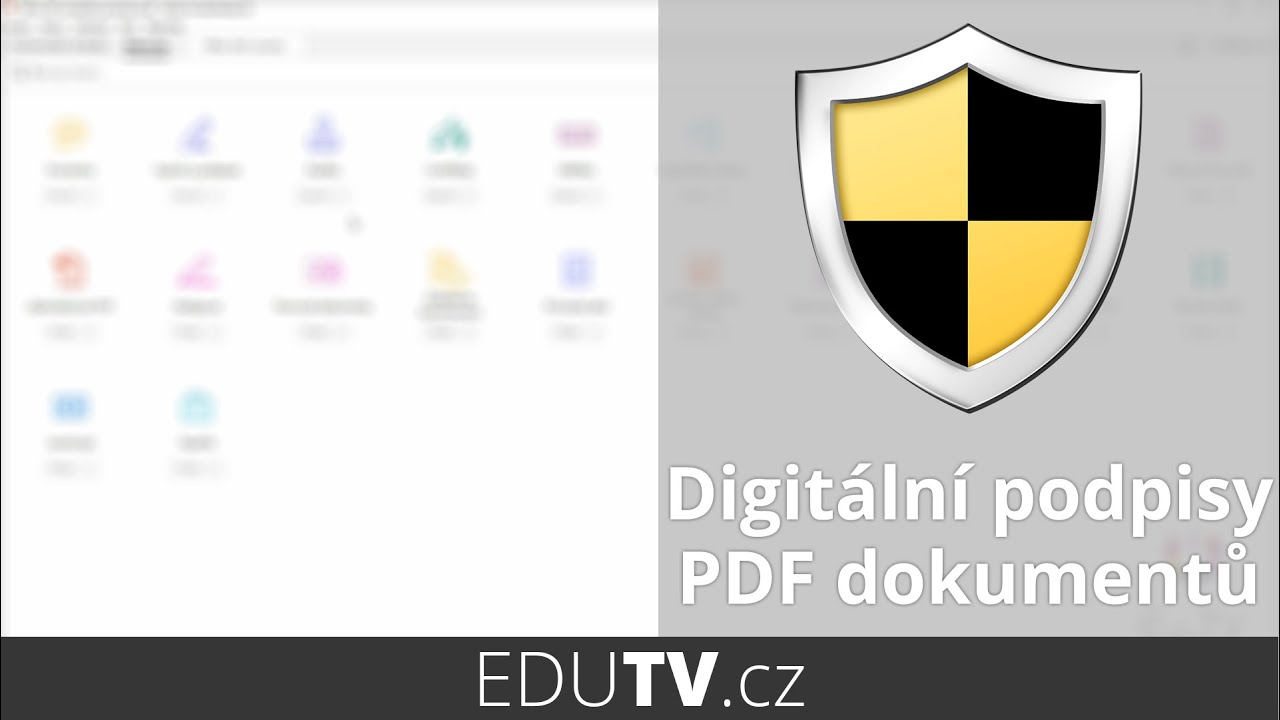 Jak na digitální podpisy PDF dokumentů? | EduTV