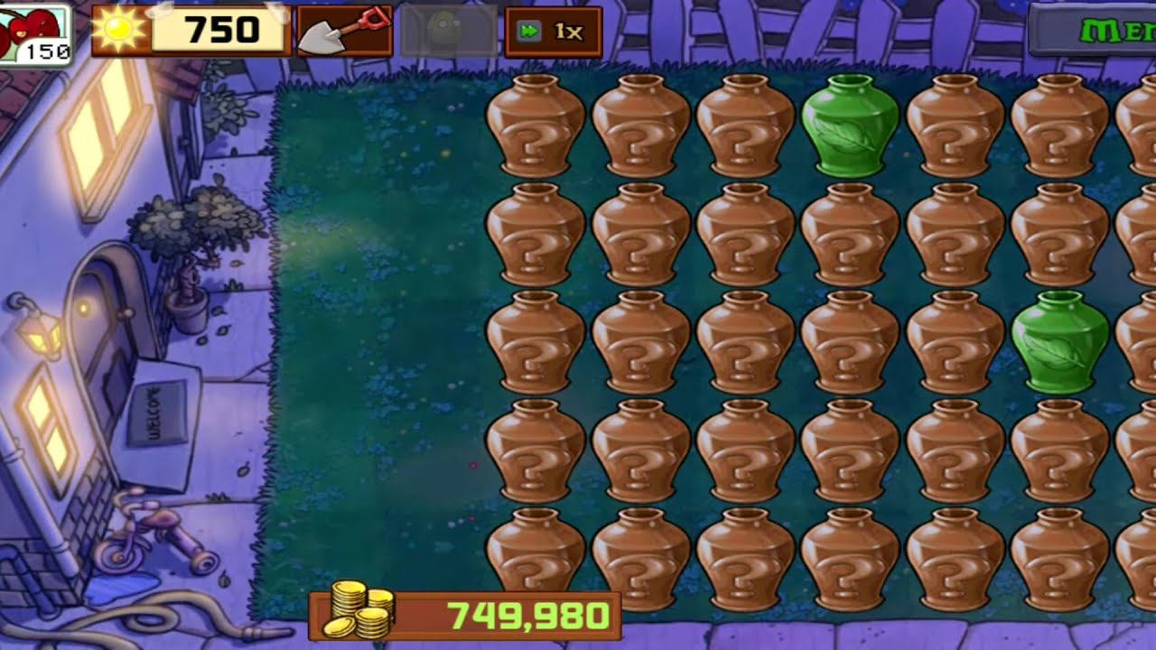 Plants vs Zombies - Vase Breaker (40 ondas concluídas)
