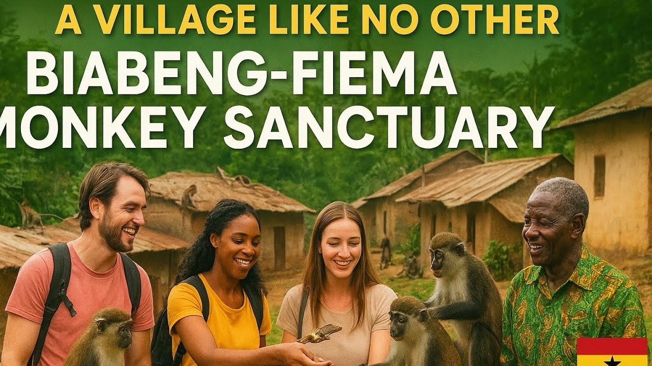 Buabeng-Fiema Monkey Sanctuary – Where People and Monkeys Live as One